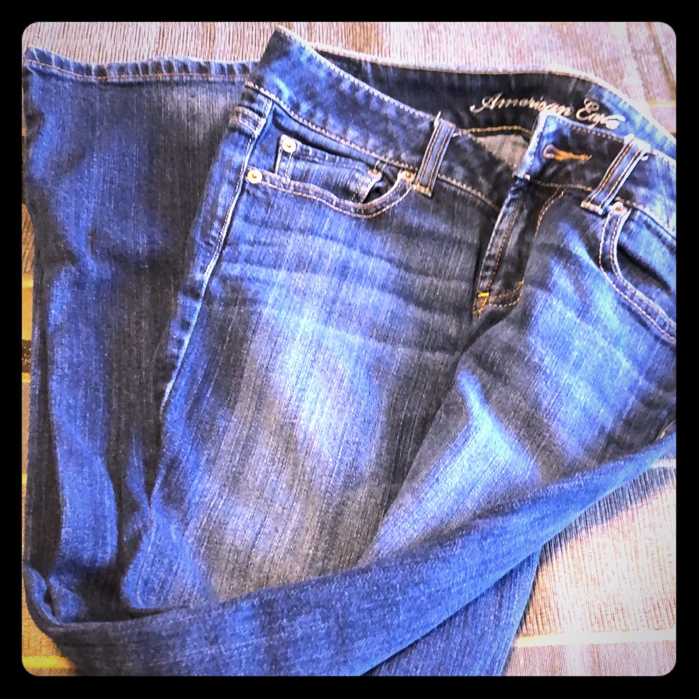 Blue jeans from American Eagle